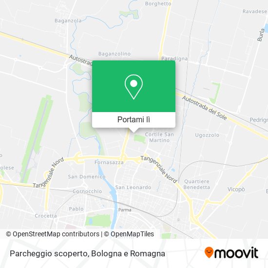 Mappa Parcheggio scoperto