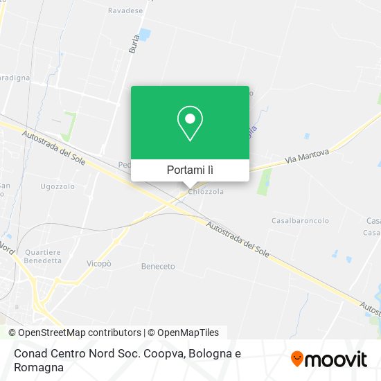Mappa Conad Centro Nord Soc. Coopva