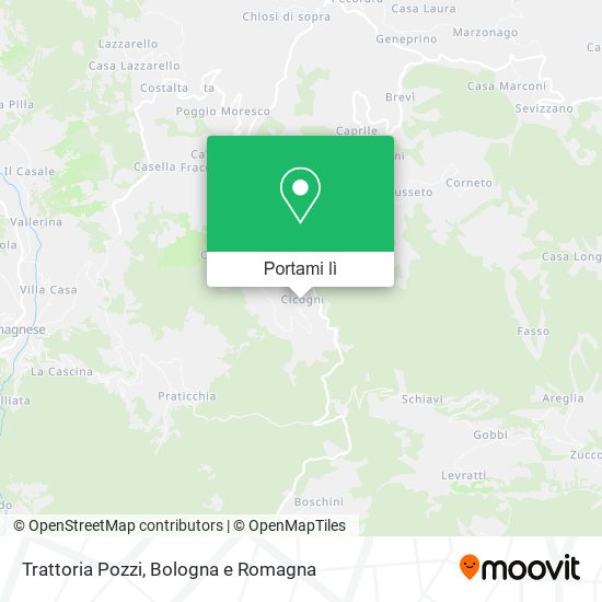 Mappa Trattoria Pozzi