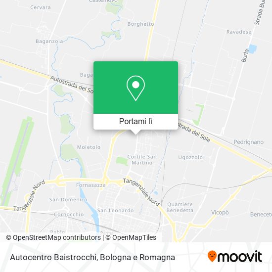 Mappa Autocentro Baistrocchi