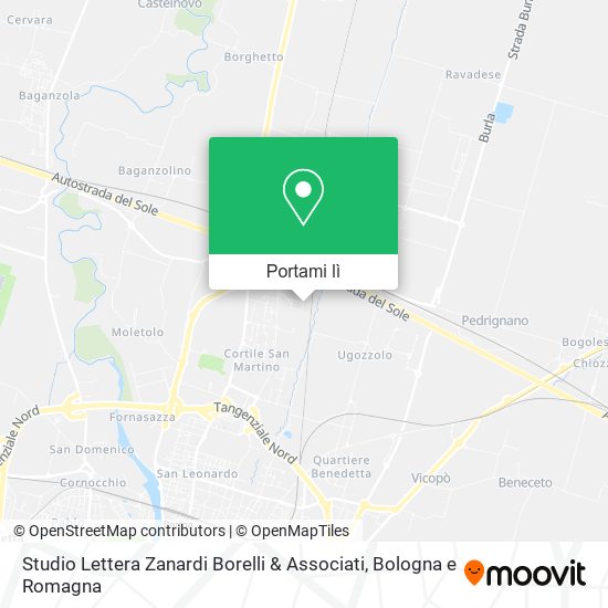 Mappa Studio Lettera Zanardi Borelli & Associati