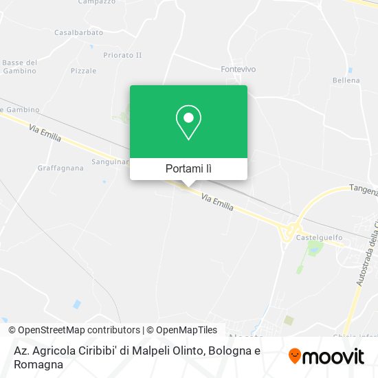 Mappa Az. Agricola Ciribibi' di Malpeli Olinto