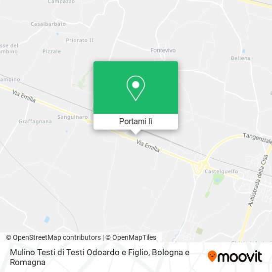 Mappa Mulino Testi di Testi Odoardo e Figlio
