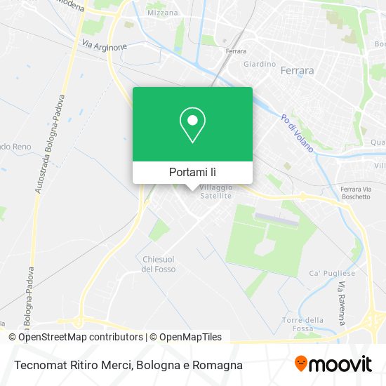 Mappa Tecnomat Ritiro Merci