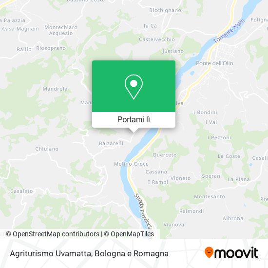 Mappa Agriturismo Uvamatta