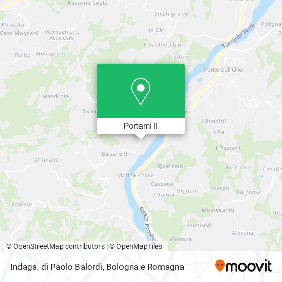 Mappa Indaga. di Paolo Balordi