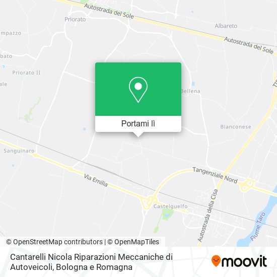 Mappa Cantarelli Nicola Riparazioni Meccaniche di Autoveicoli