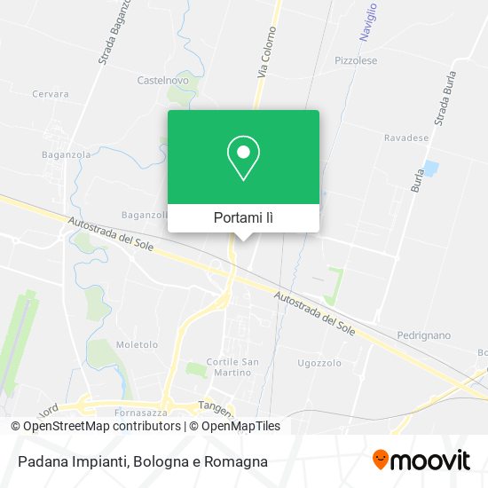 Mappa Padana Impianti