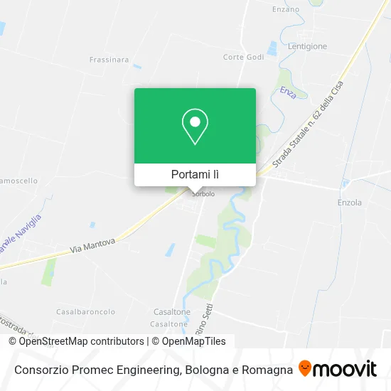 Mappa Consorzio Promec Engineering