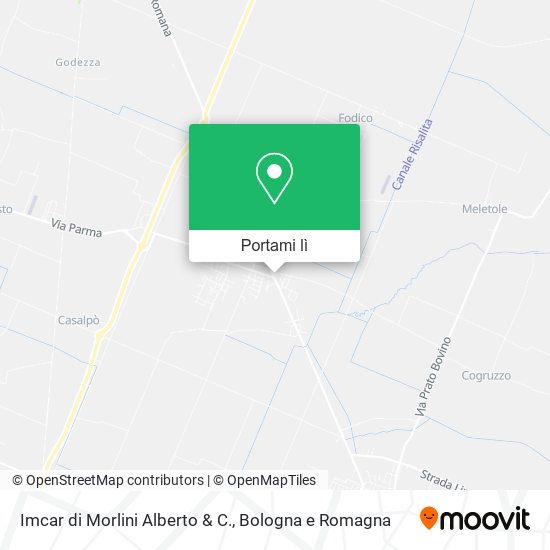 Mappa Imcar di Morlini Alberto & C.