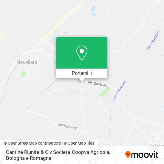 Mappa Cantine Riunite & Civ Societa' Coopva Agricola