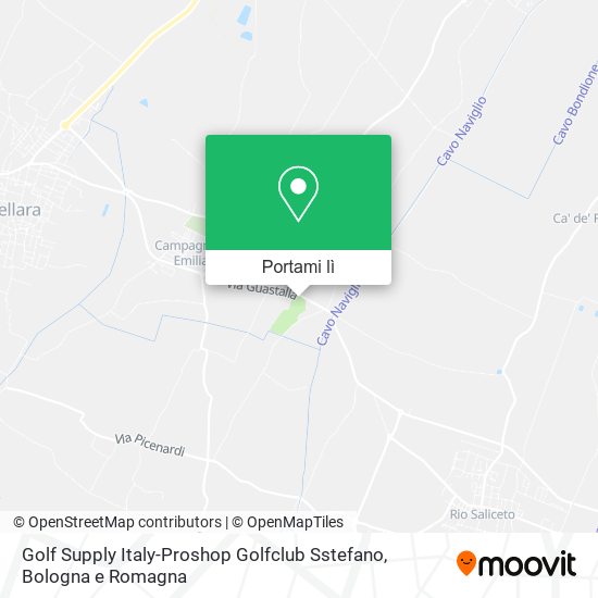 Mappa Golf Supply Italy-Proshop Golfclub Sstefano