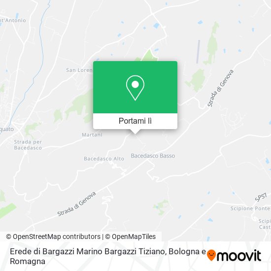 Mappa Erede di Bargazzi Marino Bargazzi Tiziano