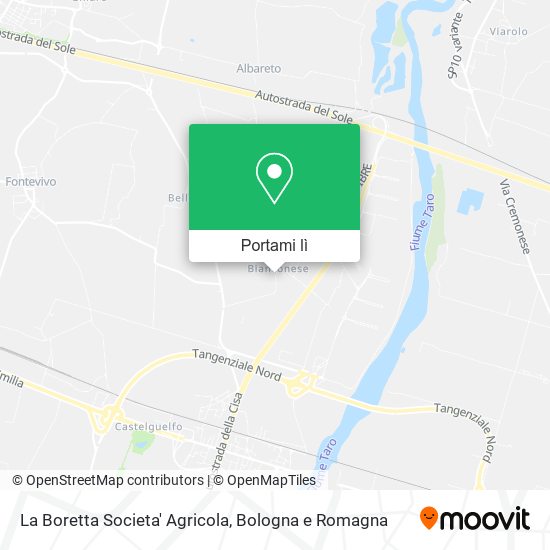 Mappa La Boretta Societa' Agricola
