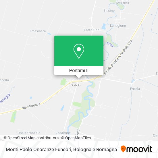 Mappa Monti Paolo Onoranze Funebri