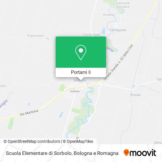 Mappa Scuola Elementare di Sorbolo