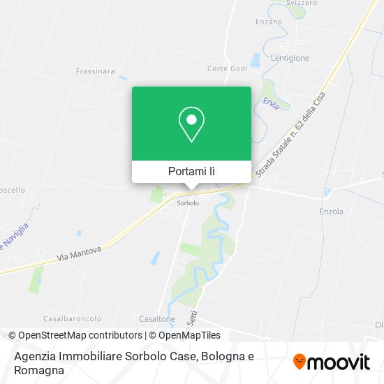 Mappa Agenzia Immobiliare Sorbolo Case