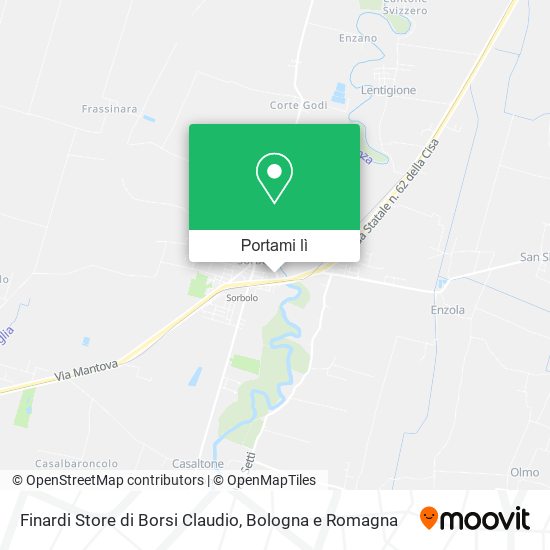 Mappa Finardi Store di Borsi Claudio