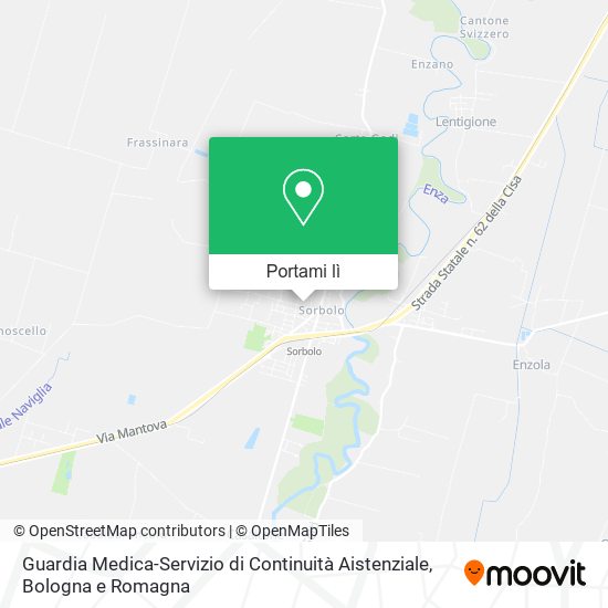 Mappa Guardia Medica-Servizio di Continuità Aistenziale