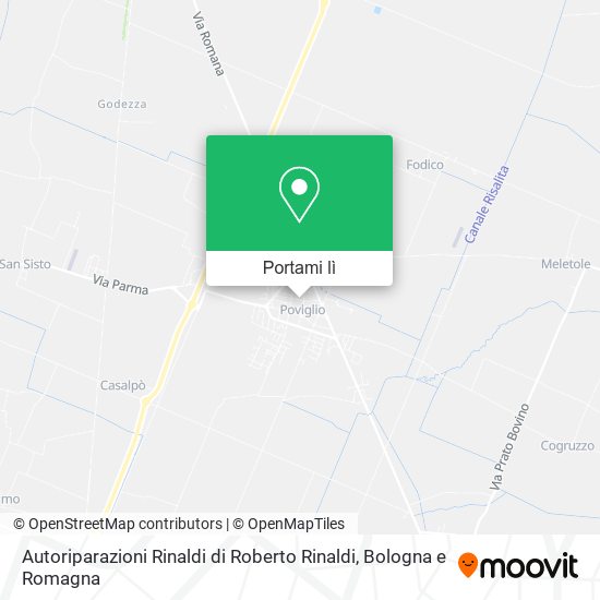 Mappa Autoriparazioni Rinaldi di Roberto Rinaldi