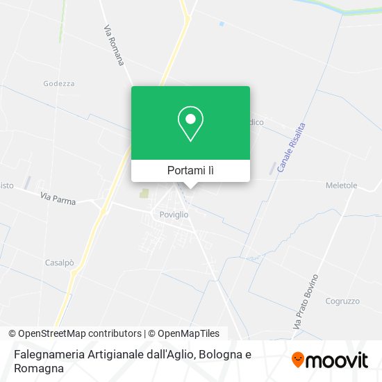 Mappa Falegnameria Artigianale dall'Aglio