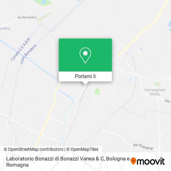 Mappa Laboratorio Bonazzi di Bonazzi Vanea & C