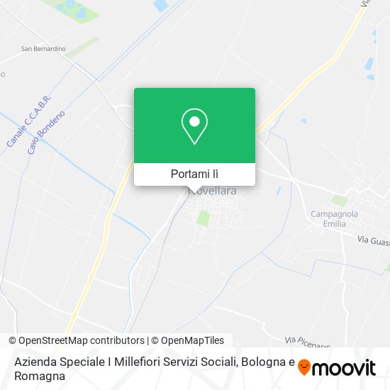 Mappa Azienda Speciale I Millefiori Servizi Sociali