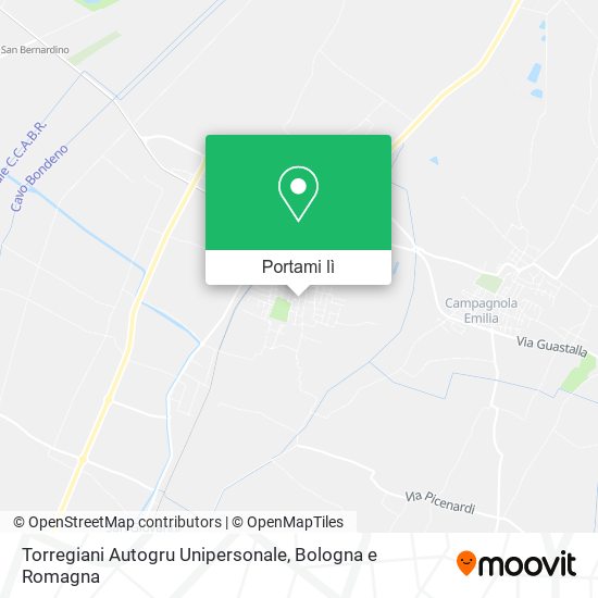 Mappa Torregiani Autogru Unipersonale