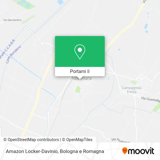 Mappa Amazon Locker-Davinio