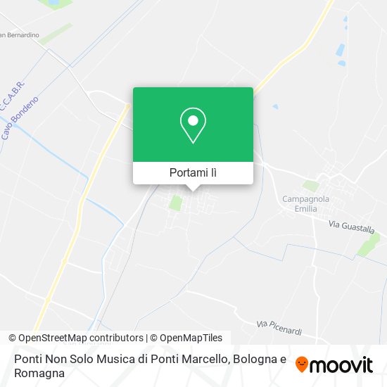 Mappa Ponti Non Solo Musica di Ponti Marcello