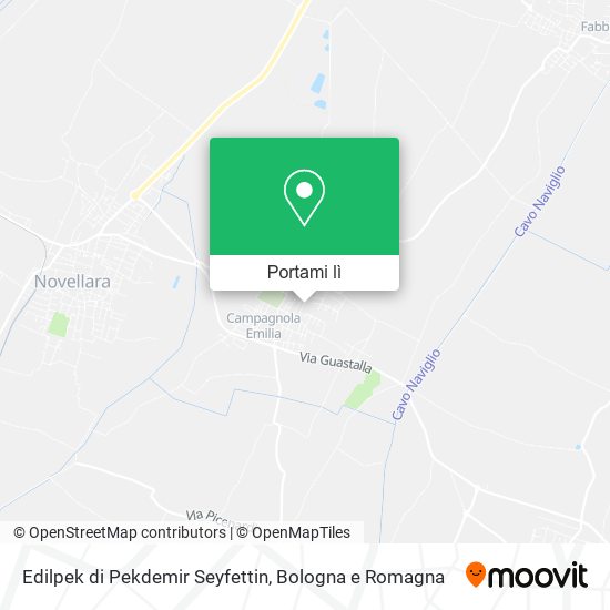Mappa Edilpek di Pekdemir Seyfettin