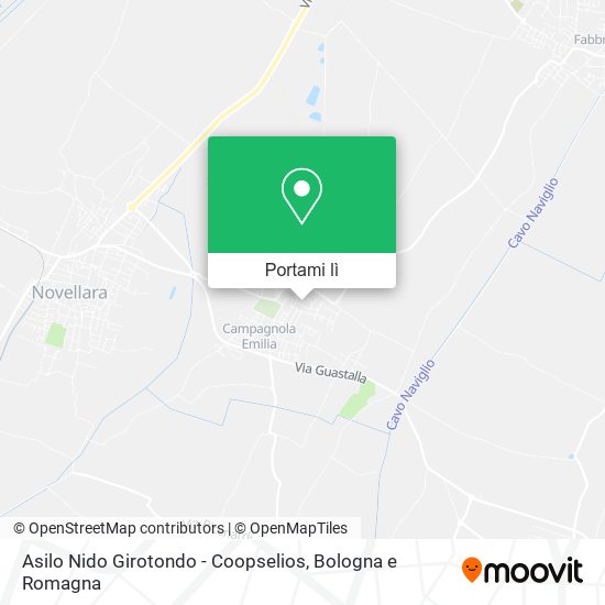 Mappa Asilo Nido Girotondo - Coopselios