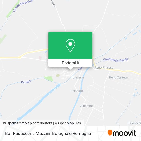Mappa Bar Pasticceria Mazzini