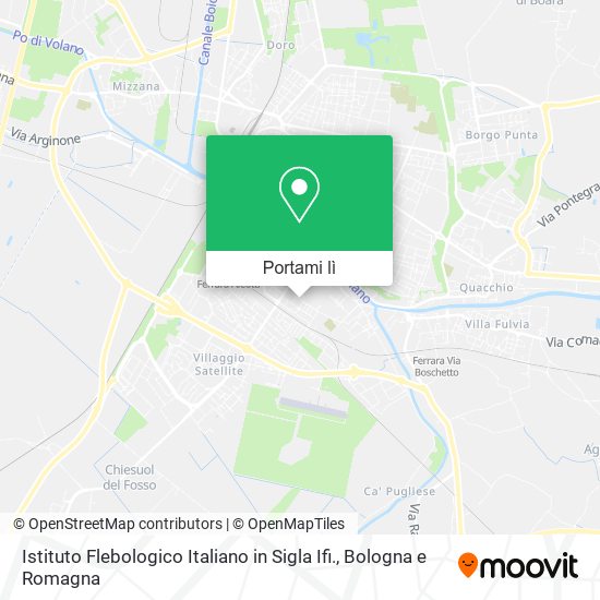 Mappa Istituto Flebologico Italiano in Sigla Ifi.