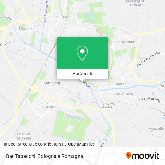 Mappa Bar Tabacchi