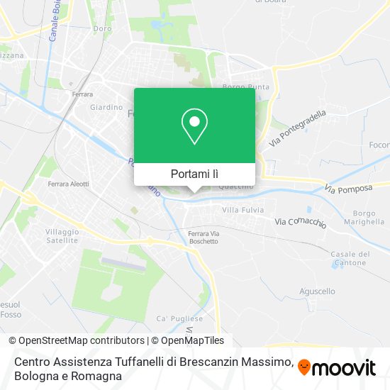 Mappa Centro Assistenza Tuffanelli di Brescanzin Massimo