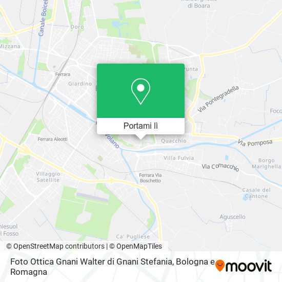 Mappa Foto Ottica Gnani Walter di Gnani Stefania