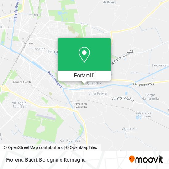 Mappa Fioreria Bacrì