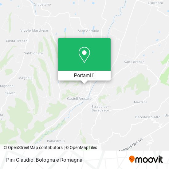 Mappa Pini Claudio