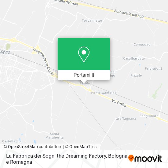 Mappa La Fabbrica dei Sogni the Dreaming Factory