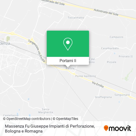 Mappa Massenza Fu Giuseppe Impianti di Perforazione
