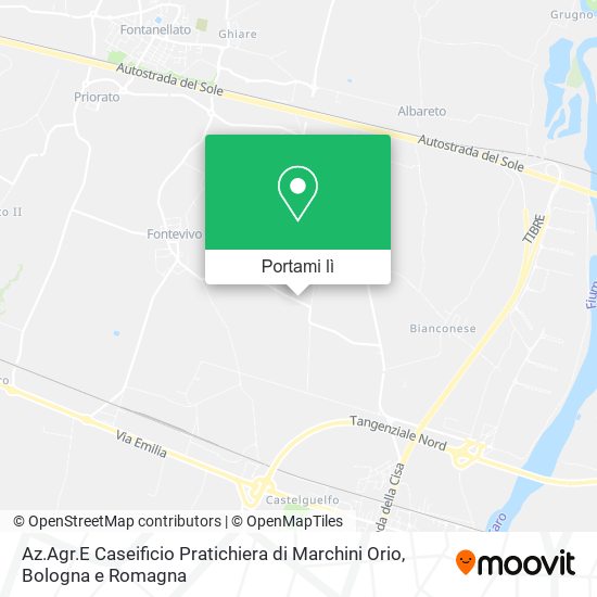 Mappa Az.Agr.E Caseificio Pratichiera di Marchini Orio