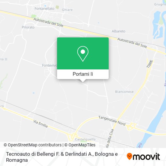 Mappa Tecnoauto di Bellengi F. & Derlindati A.