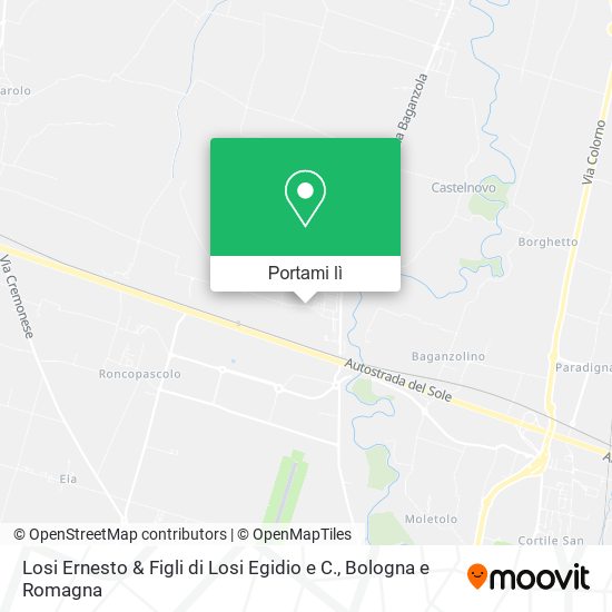 Mappa Losi Ernesto & Figli di Losi Egidio e C.