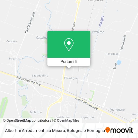 Mappa Albertini Arredamenti su Misura