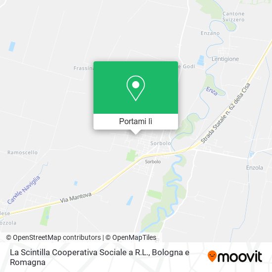 Mappa La Scintilla Cooperativa Sociale a R.L.