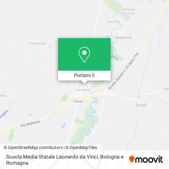 Mappa Scuola Media Statale Leonardo da Vinci