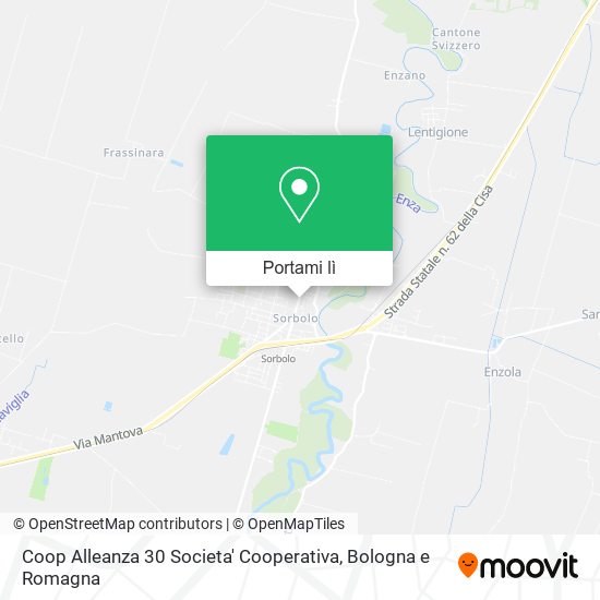 Mappa Coop Alleanza 30 Societa' Cooperativa