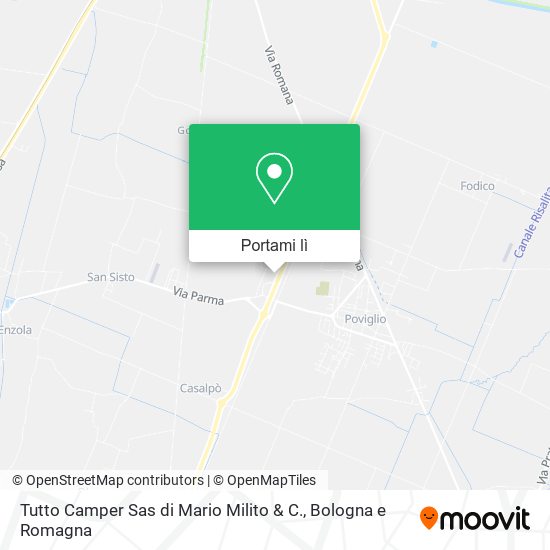 Mappa Tutto Camper Sas di Mario Milito & C.