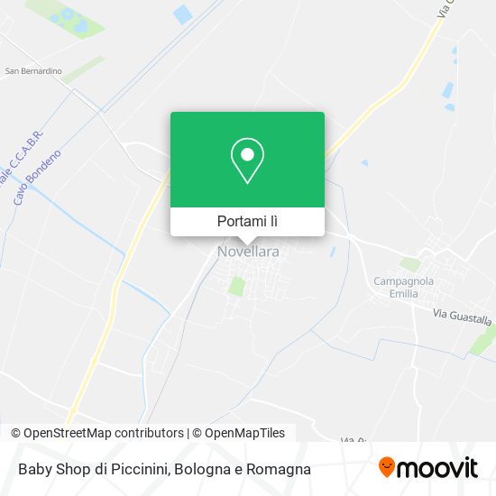 Mappa Baby Shop di Piccinini
